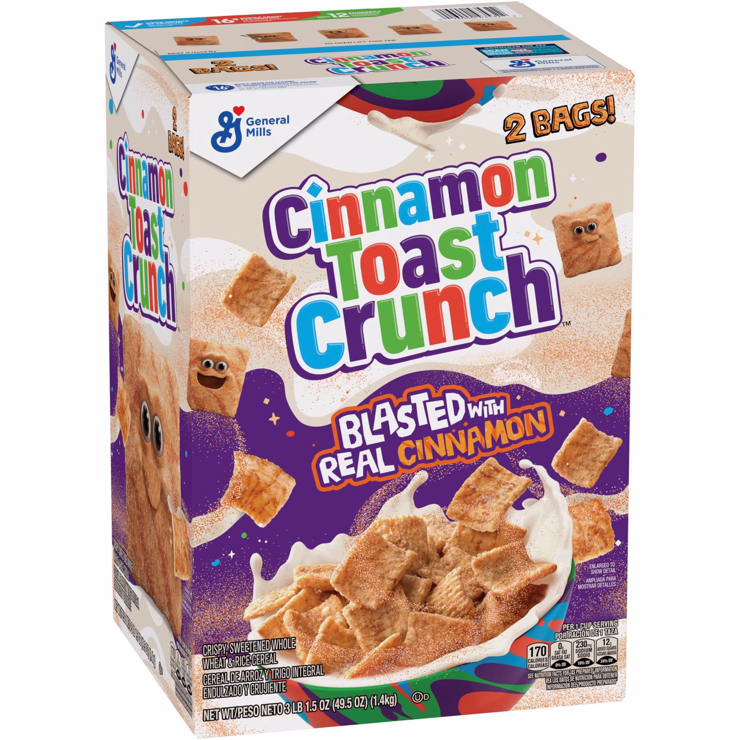 General Mills Cinnamon Toast Crunch Cereal 3 lb