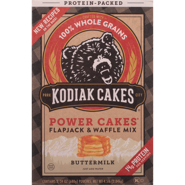 Kodiak Cakes Power Cakes Buttermilk Flapjack & Waffle Mix 24 oz