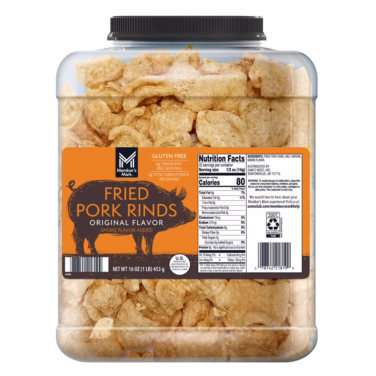 Member’s Mark Original Fried Pork Rinds 16 oz