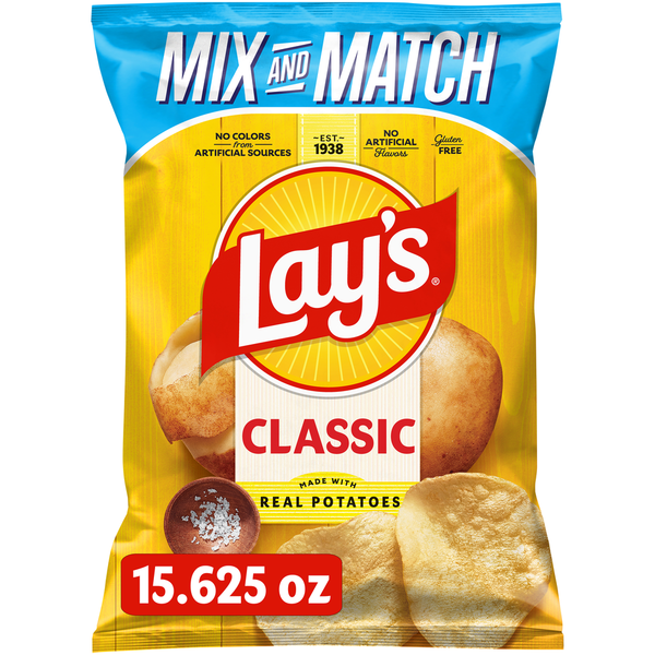 Lay's Classic Potato Chips 15.63 oz