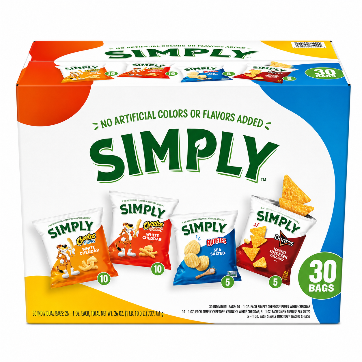 Simply Flavored Snacks 0.875 oz 30  Count