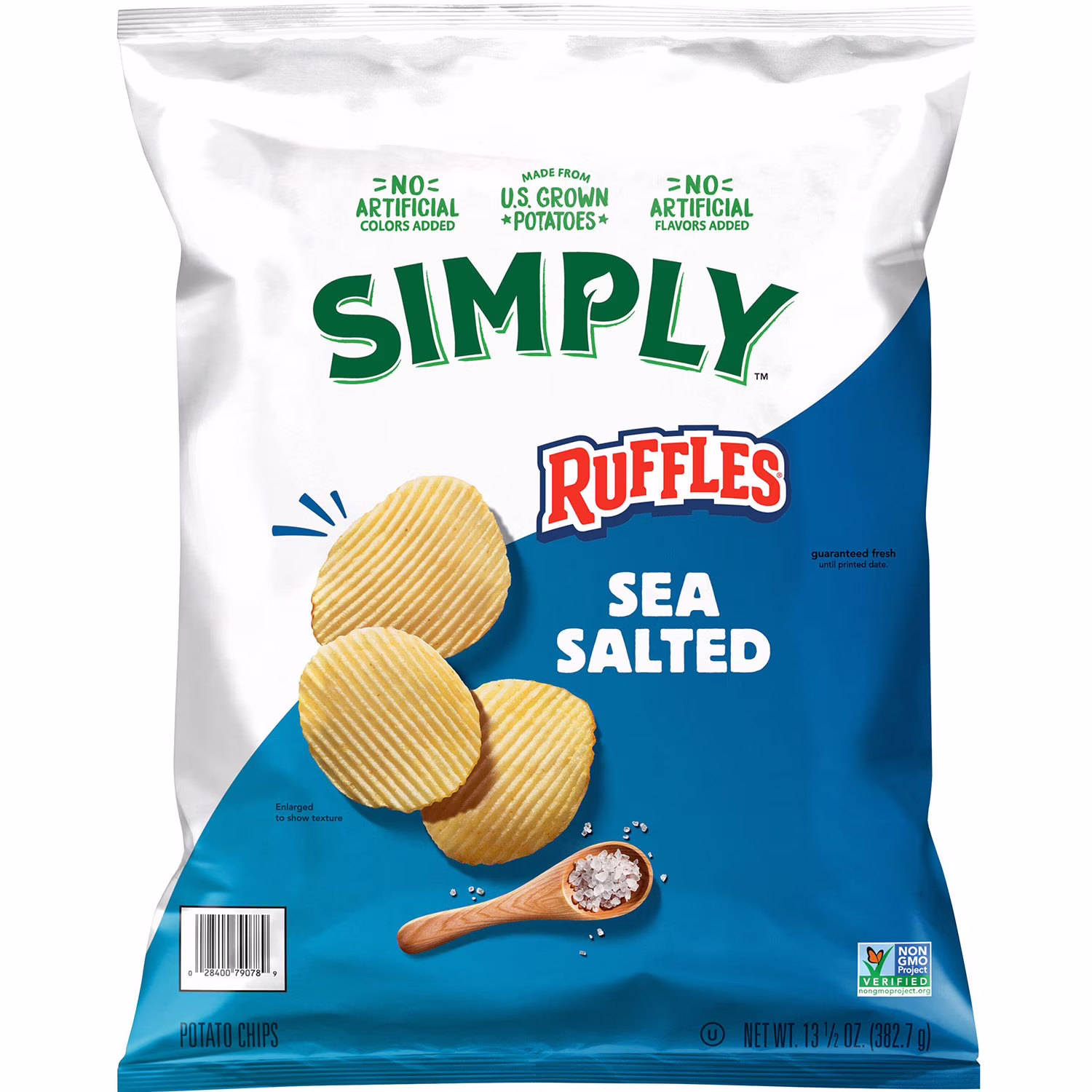 Simply Ruffles Sea Salted Potato Chips 13.5 oz