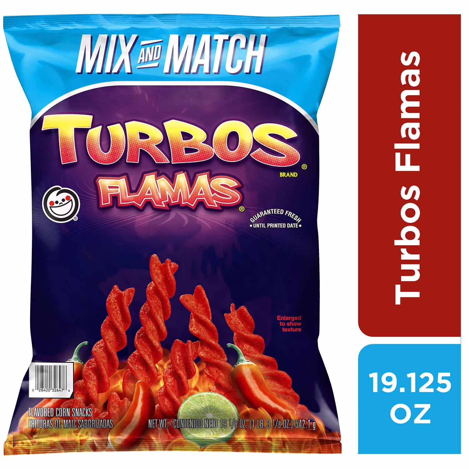 Sabritas Turbos Flamas Flamas Corn Snacks 19.13 oz
