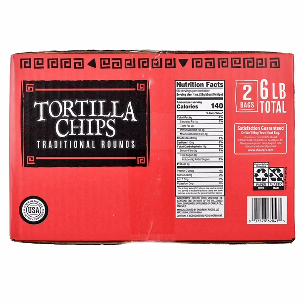 Sam's Club Tortilla Chips 3 lb 2  Count