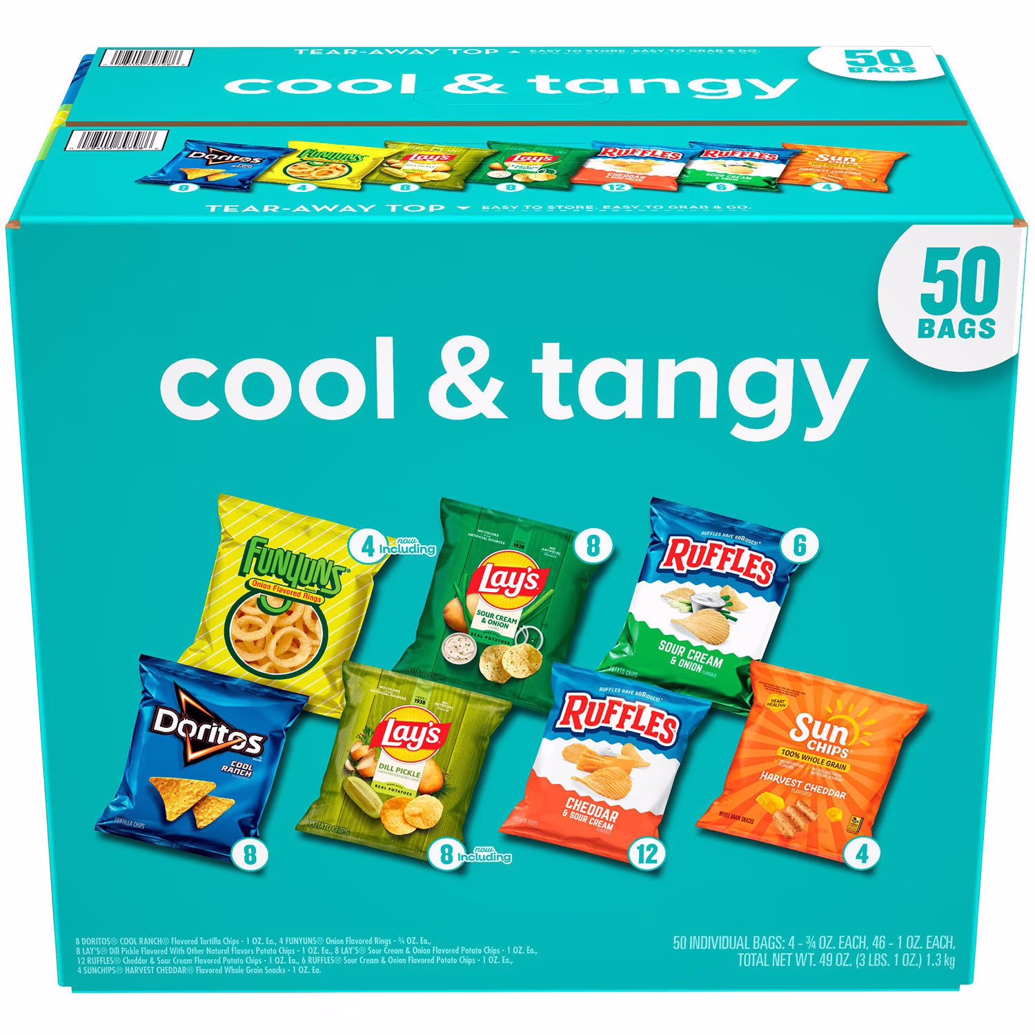 Frito Lay Cool & Tangy Snack Mix 50 each