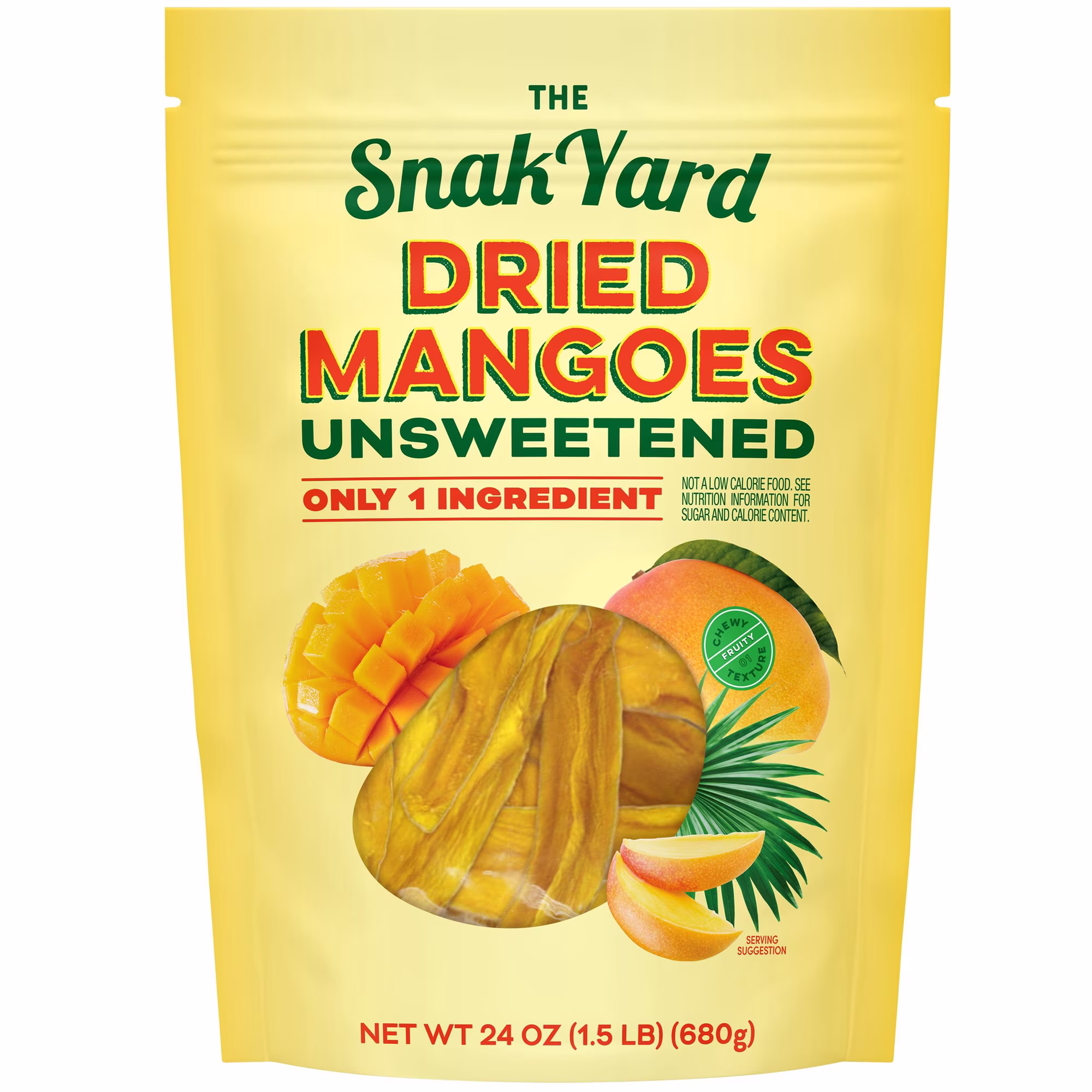 The Snak Yard Unsweetened Dried Mangoes 24 oz
