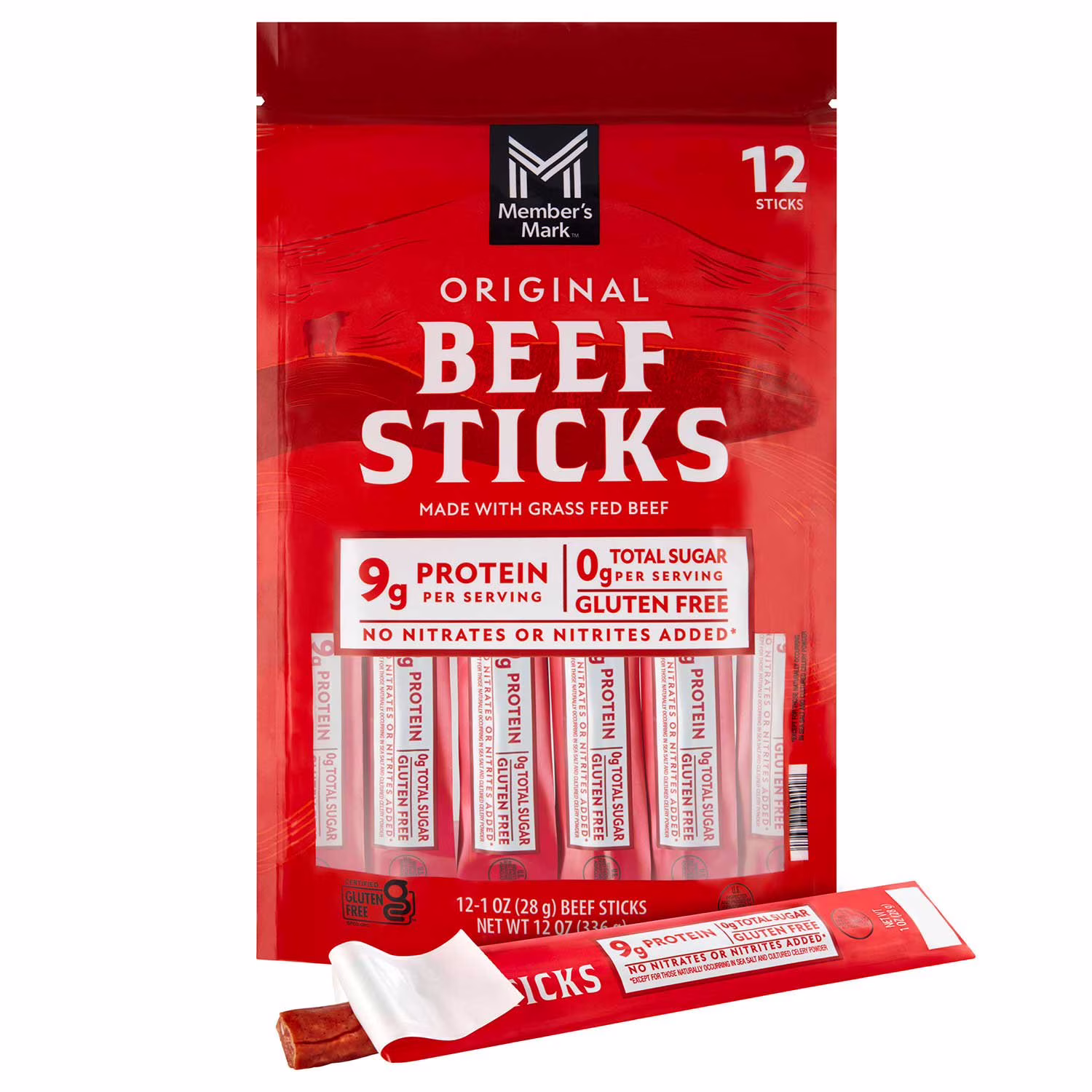 Member’s Mark Original Beef Sticks 1 oz 12  Count