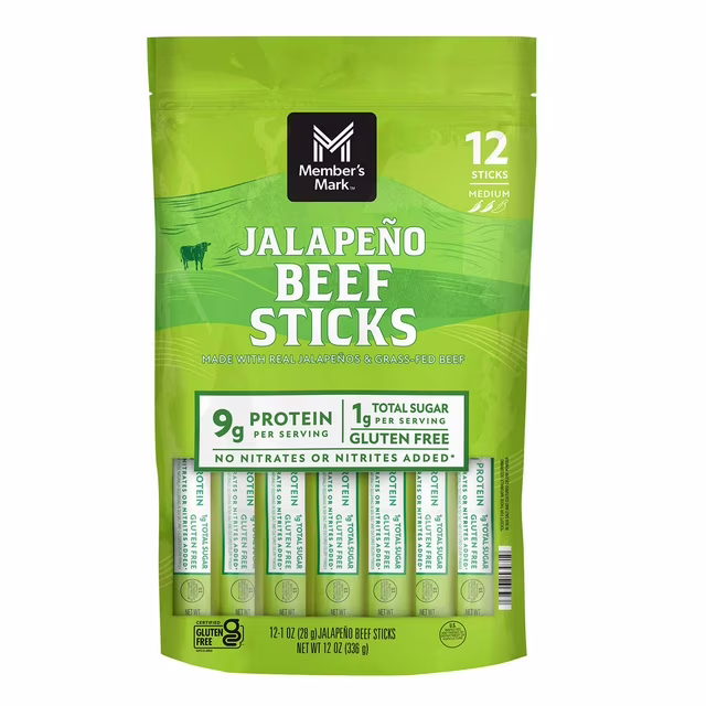 Member’s Mark Jalapeno Beef Sticks 12 oz