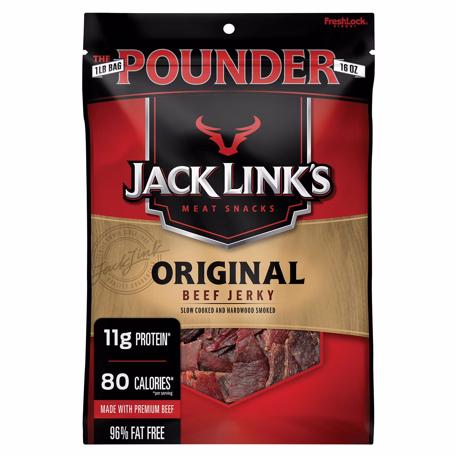 Jack Link's Original Beef Jerky The Pounder 454 g
