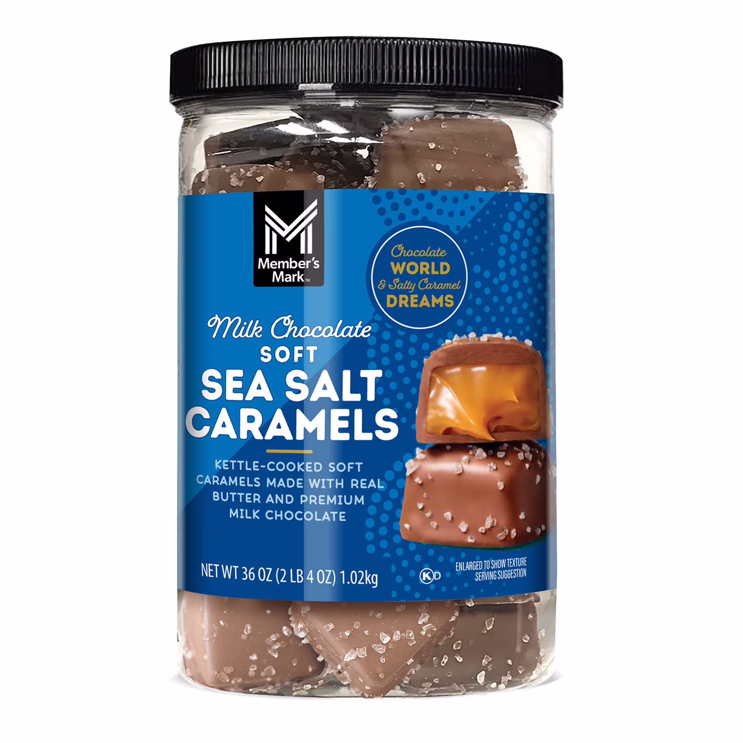 Member’s Mark Milk Chocolate Sea Salt Caramels 36 oz