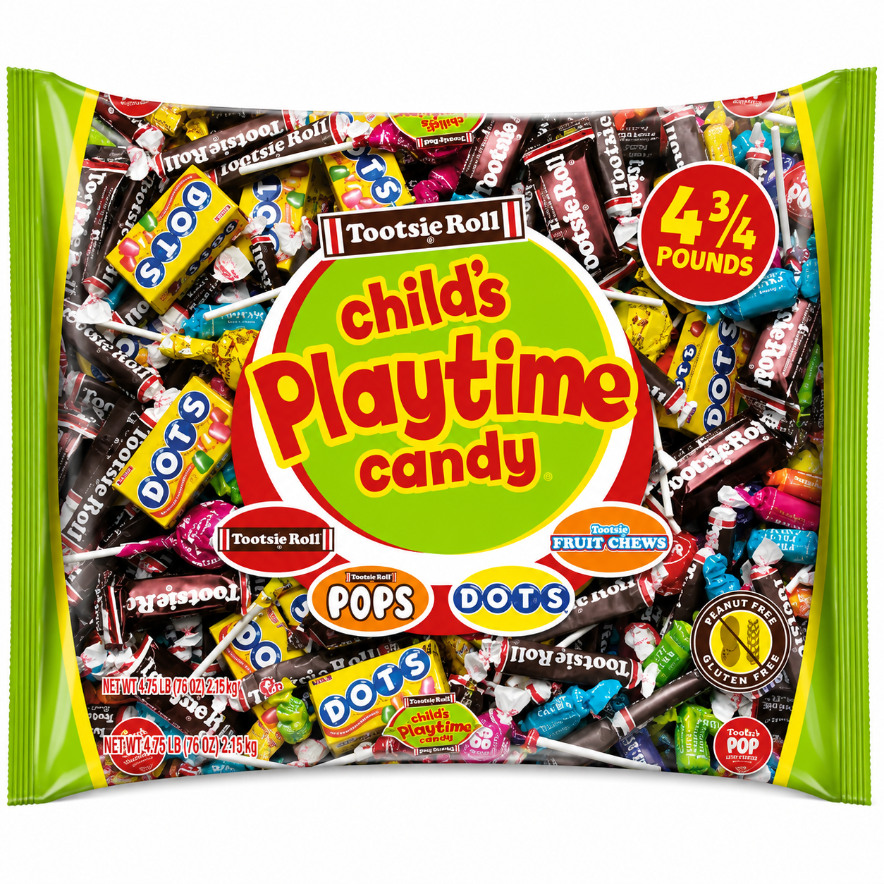 Tootsie Pops Playtime Mix Candy Bag 4.75 lb