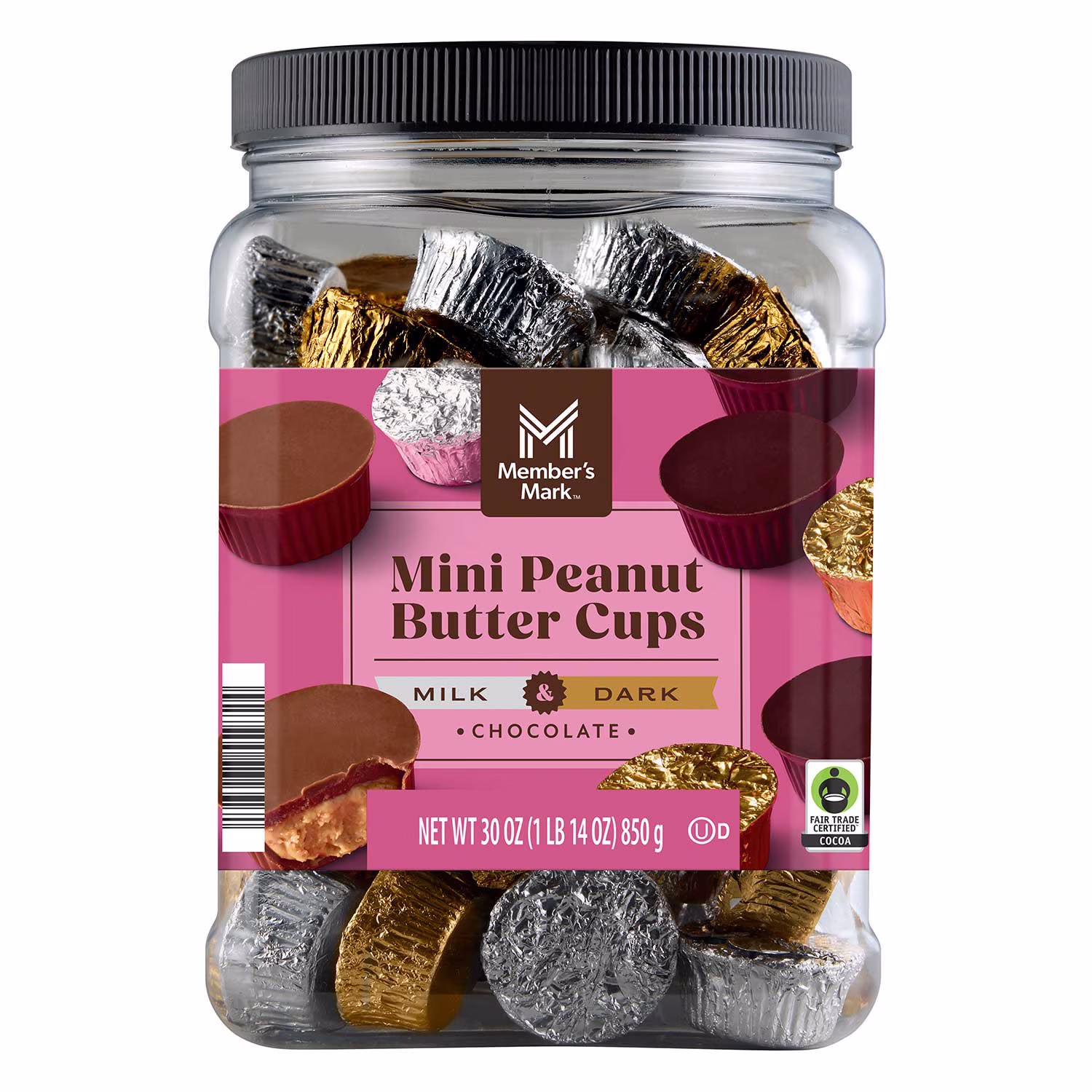 Member’s Mark Milk & Dark Chocolate Mini Peanut Butter Cups 30 oz