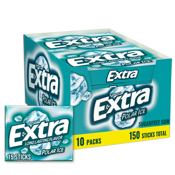 Extra Polar Ice Sugarfree Gum 15 ct 10  Count