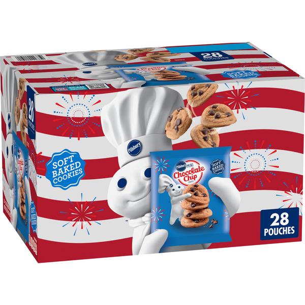 Pillsbury Soft Baked Mini Chocolate Chip Cookies 28 ct