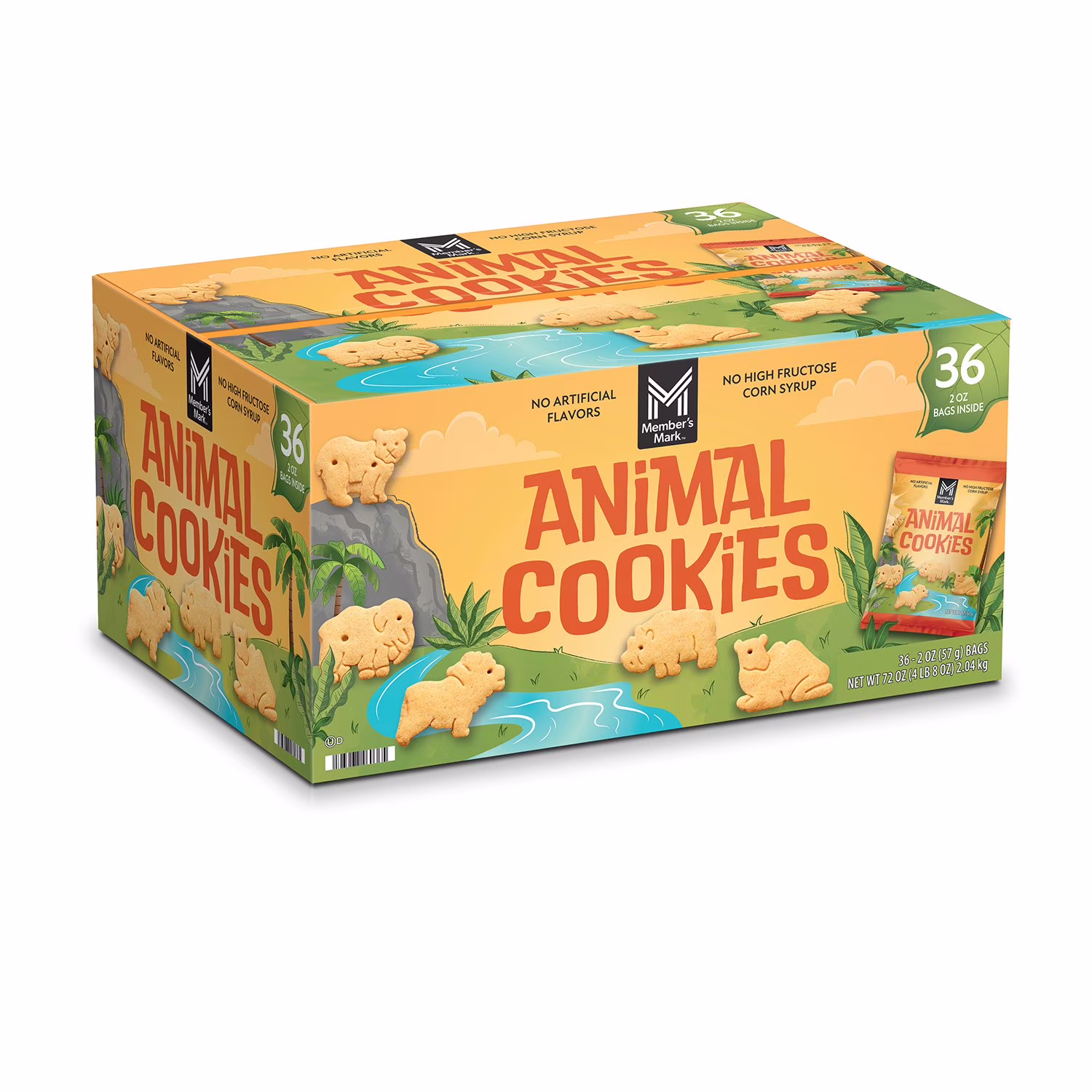 Member’s Mark Animal Cookies 2 oz 36  Count