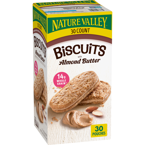 Nature Valley Cinnamon Almond Butter Biscuit Sandwiches 30 ct