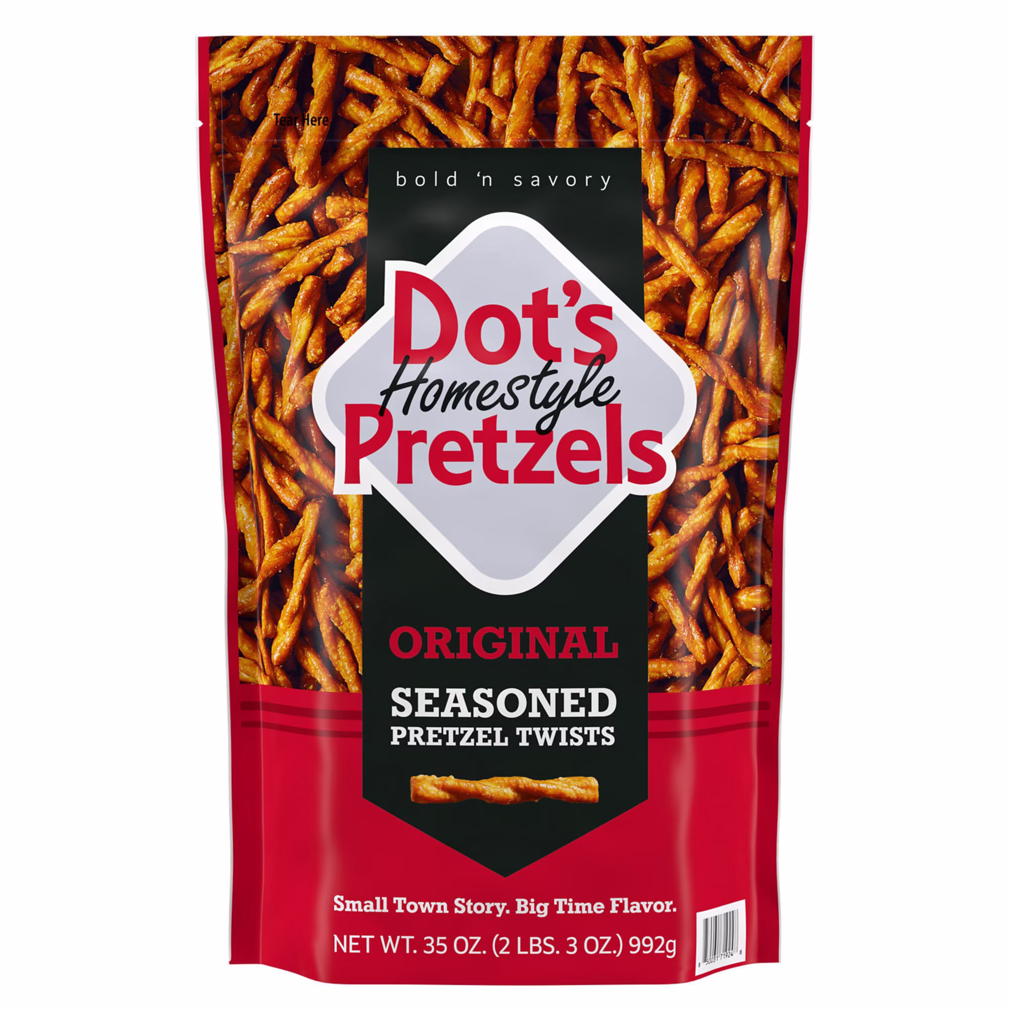 DOT'S Homestyle Pretzels Original Seasoned Pretzel Twists Bag, 35 oz 35 oz