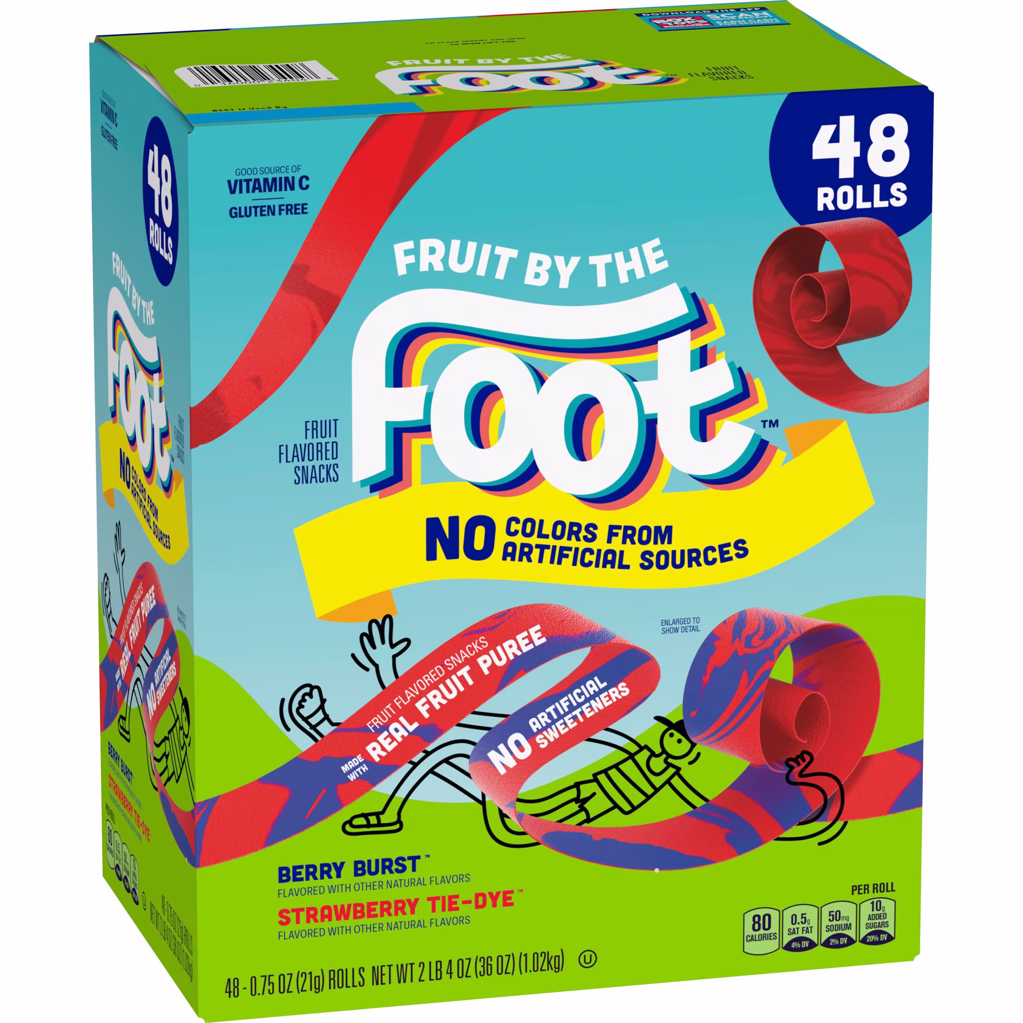 Fruit by the Foot Fruit Flavored Snacks Variety Pack 36 oz