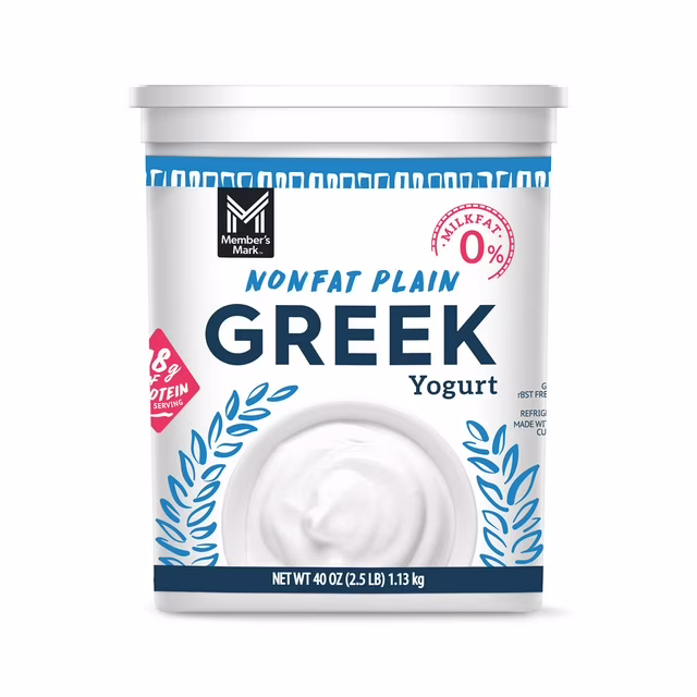 Member’s Mark Plain Nonfat Greek Yogurt 40 oz