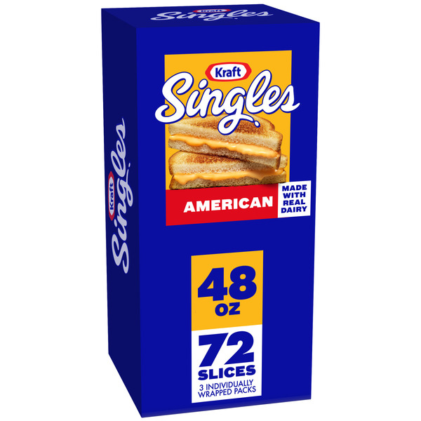 Kraft American Cheese Slices 48 oz