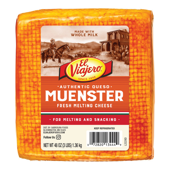 El Viajero Queso Muenster 3 lb