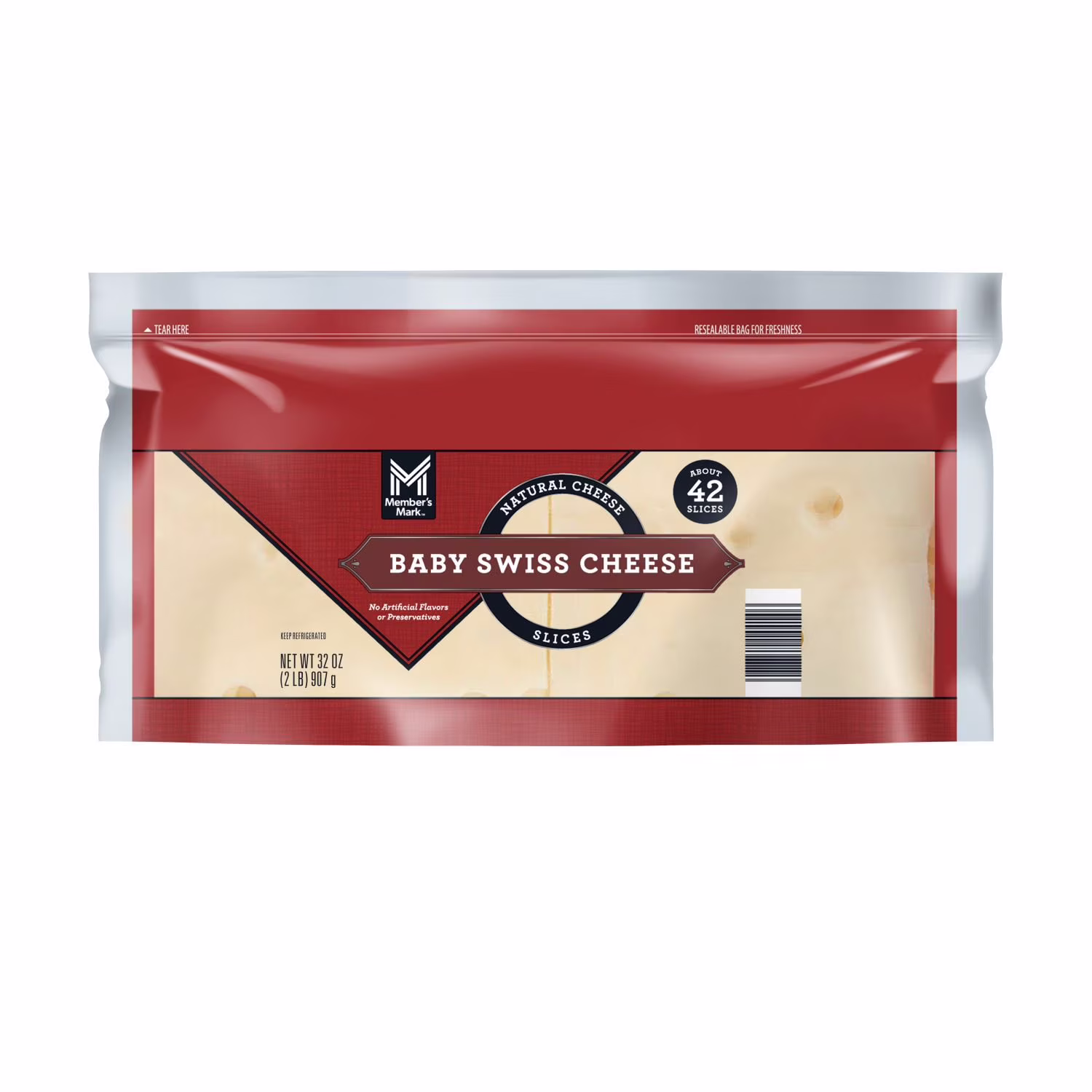 Member’s Mark Baby Swiss Cheese Slices 32 oz