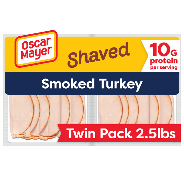 Oscar Mayer Shaved Extra Lean Smoked Turkey Breast Sliced Deli Sandwich Lunch Meat 40 oz