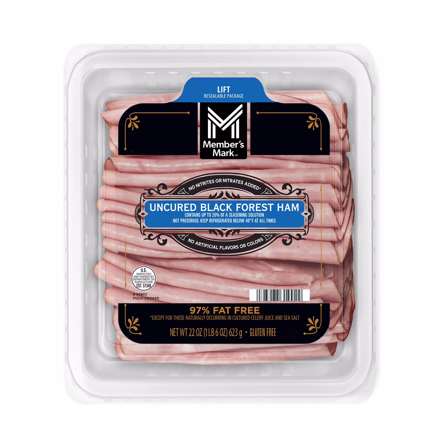 Members`s Mark Black Forest Ham 22 oz