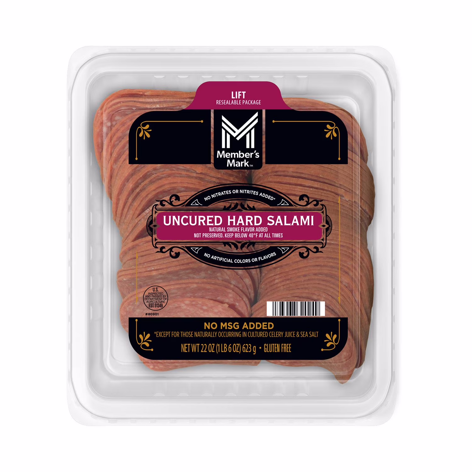 Member’s Mark Hard Salami 22 oz