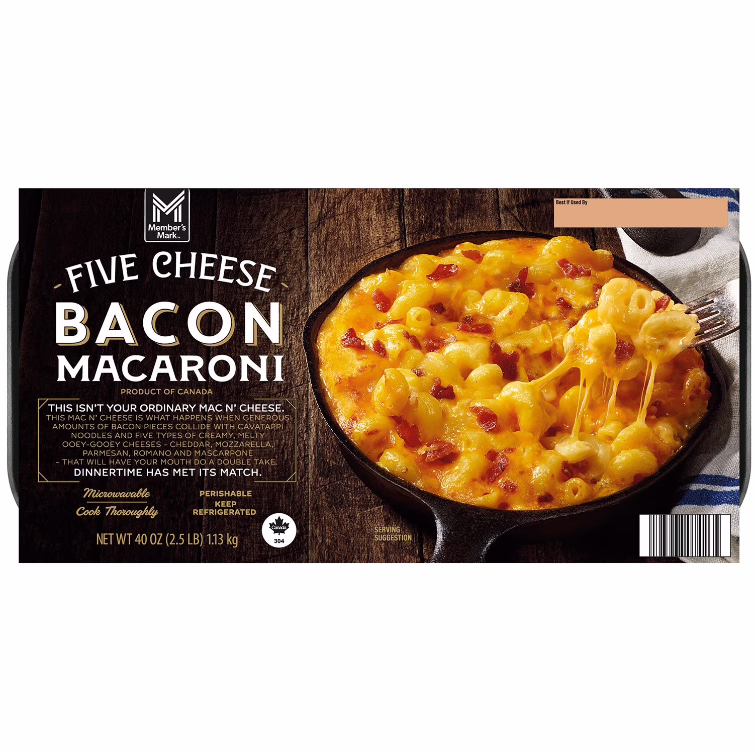 Member’s Mark Five Cheese Bacon Macaroni 40 oz