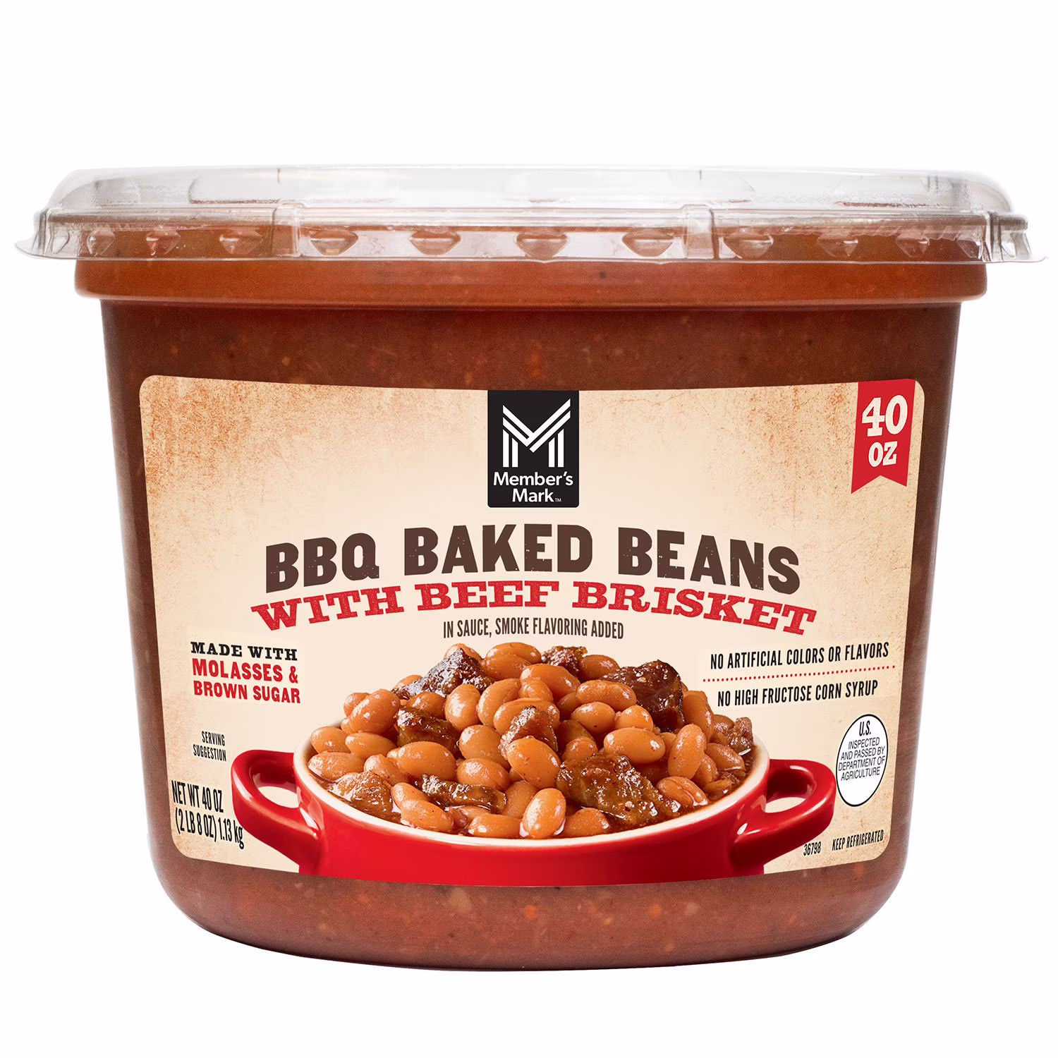 Member’s Mark Bbq Baked Beans With Beef Brisket 40 oz