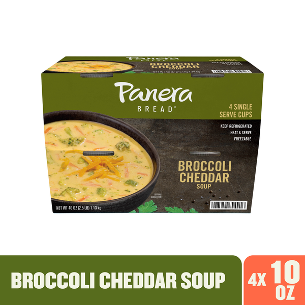Panera Bread Broccoli Cheddar Soup 4 Pack 10 oz 4  Count