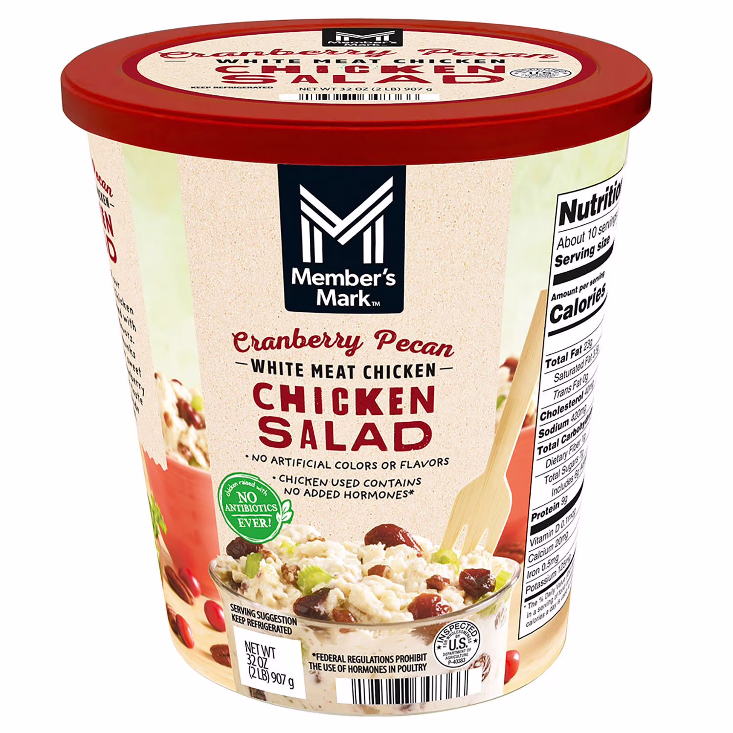Member’s Mark Cranberry Pecan White Meat Chicken Chicken Salad 32 oz