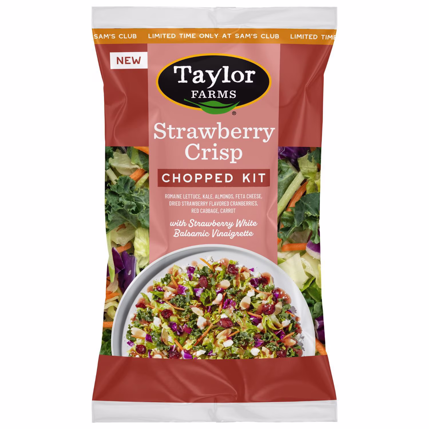 Taylor Farms Strawberry Crisp Chopped Salad Kit 11.15 oz