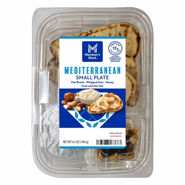 Member’s Mark Mediterranean Small Plate 6.5 oz 3  Count