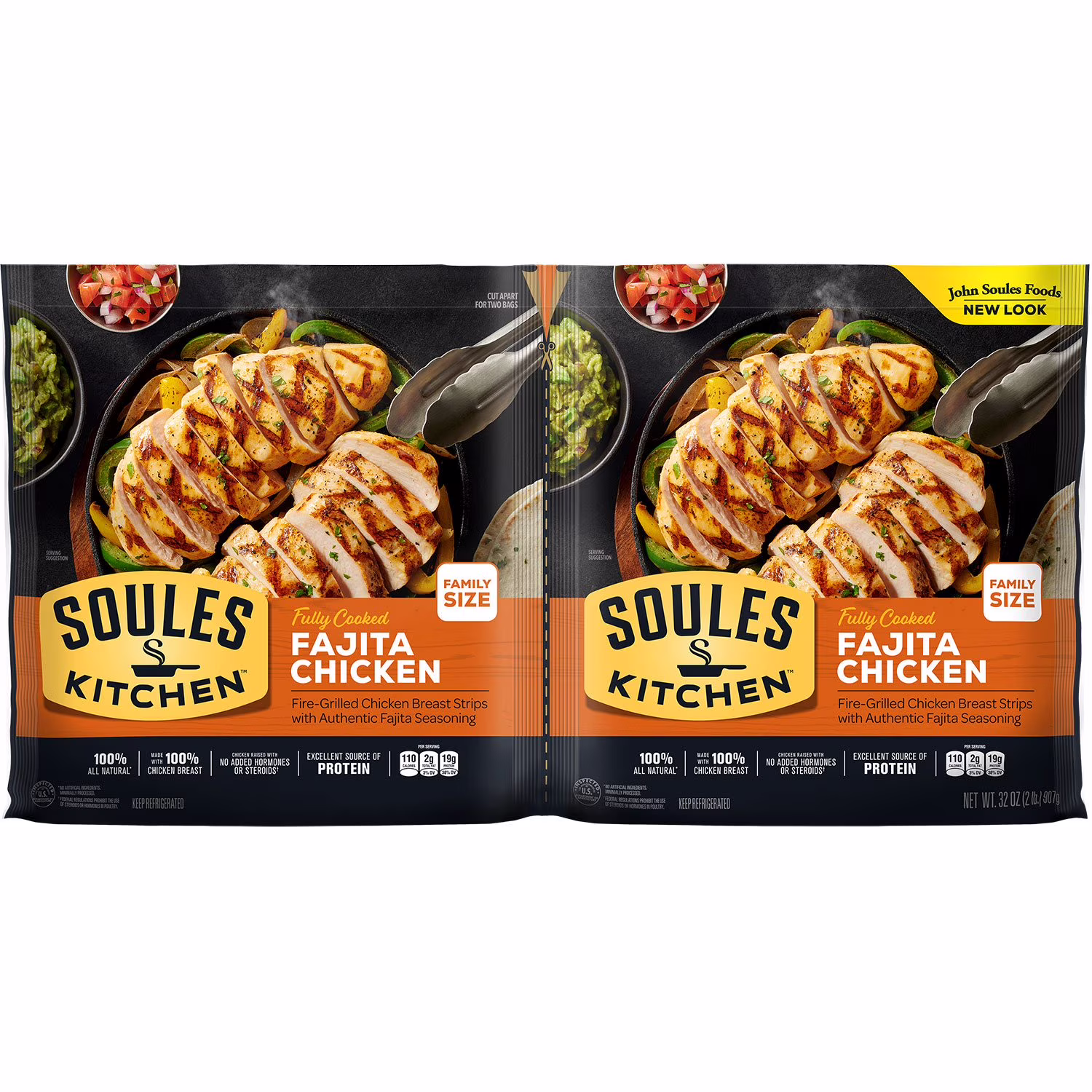 Soules Kitchen Fajita Chicken, Refrigerated 32 oz 2  Count