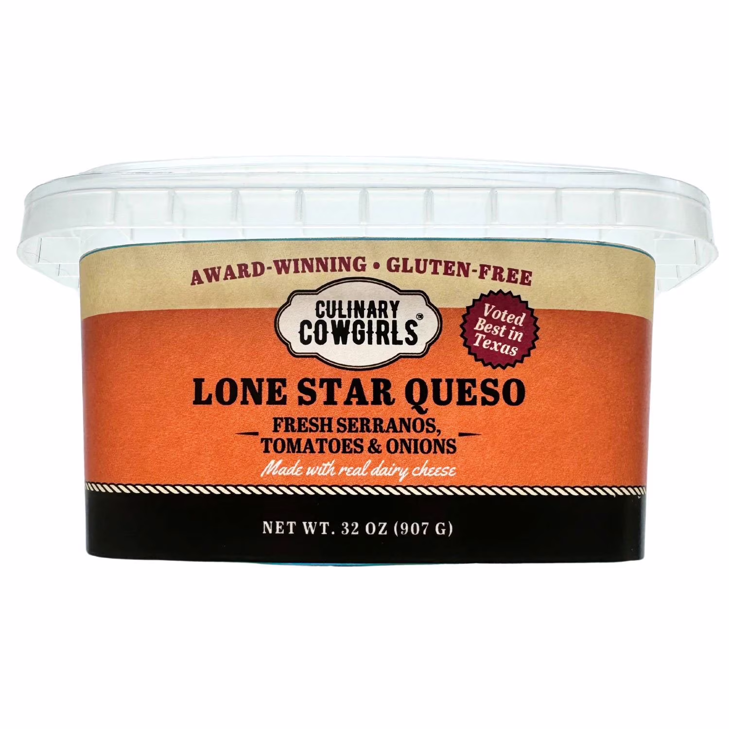Culinary Cowgirls Lone Star Queso Cheese 32 oz