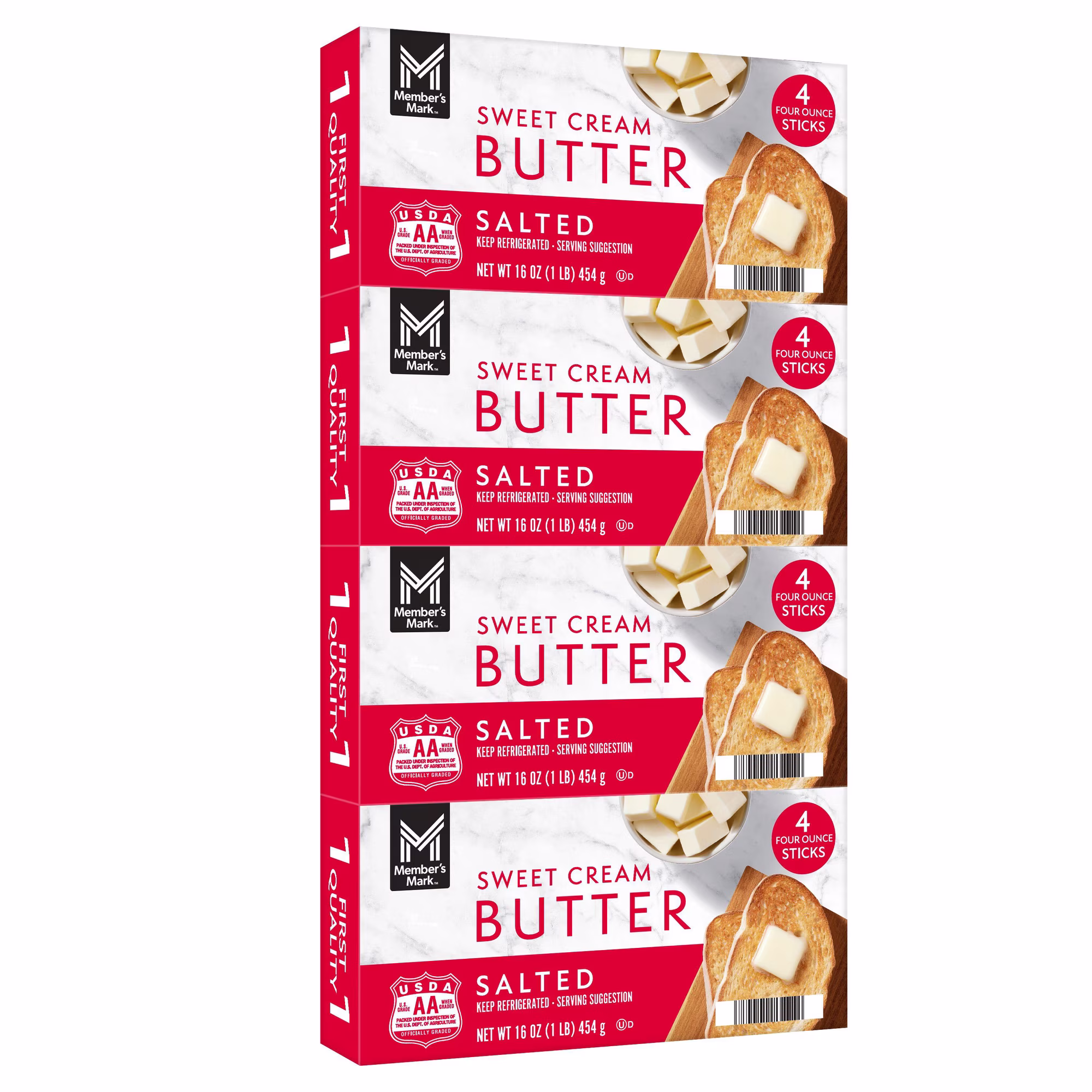 Member’s Mark Salted Sweet Cream Butter Sticks 16 oz